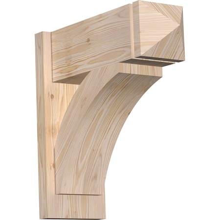 Ekena Millwork Thorton Smooth Arts and Crafts Outlooker, Douglas Fir, 7 1/2"W x 20"D x 20"H OUT08X20X20THR03SDF